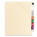 SMEAD END TAB FILE JACKET SHELF-MASTER REINFORCED STRAIGHT-CUT TAB - MANILA - Like New