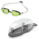 MICHAEL PHELPS K180 SWIM GOGGLES - WHITE,BLACK,LIME - Like New