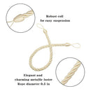 BEL AVENIR CURTAIN ROPES TIEBACKS HOLDBACKS 2 Packs 2Pcs By 1Pcs - BEIGE - Brand New