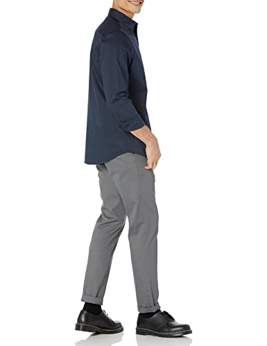 AMAZON ESSENTIALS DRESS SHIRTS, LONG SLEEVE STRETCH, NAVY BLUE, SIZE XL - Brand New