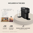 NESPRESSO VERTUO POP+ TUMBLER ICED COFFEE, DE'LONGHI, LIQUORICE BLACK ENV92B - Like New