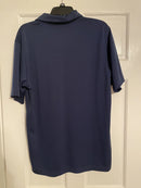 PEBBLE BEACH PEBBLE BEACH PERFORMANCE SLEEVE POLO SHIRT - SIZE MEN L - NAVY BLUE - Like New