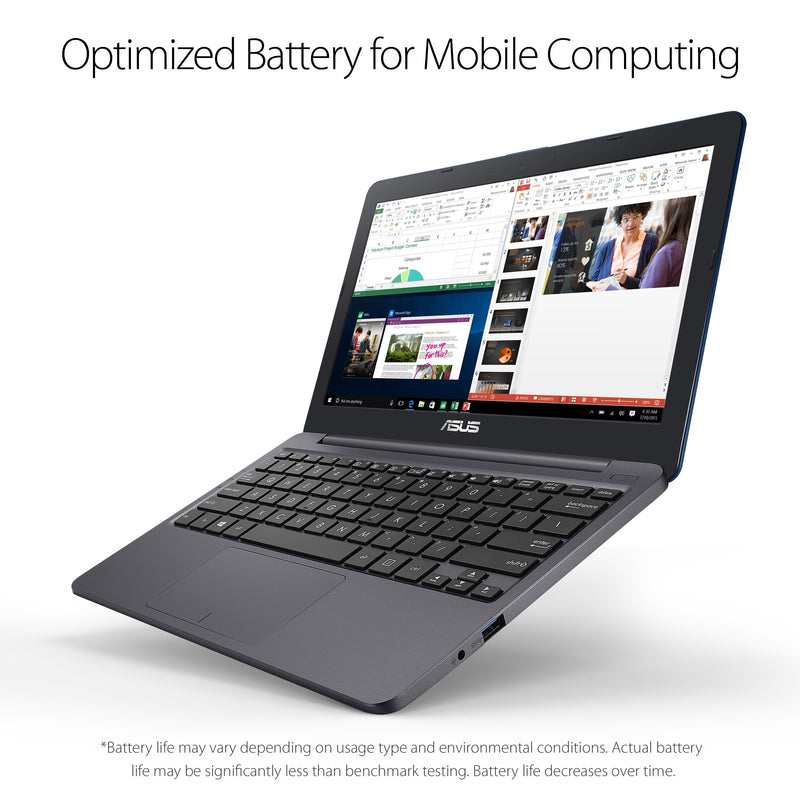 ASUS VivoBook L203MA 11.6''HD N4000 4 64GB eMMC L203MA-DS04 - Star Gray - Like New