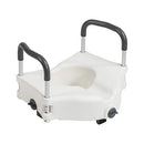 Drive Medical Preservetech Secure Lock Raised Toilet Seat 5" With Handles White - Brand New