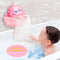 DIYFRETY BABY BATH TOYS LIGHT-UP BATH TOYS BATH BUBBLE MACHINE - PINK Like New