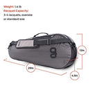 GEAU SPORT Aether 3 Pack Racquet Bag for Men and Women Racquet Bag - Grey - Brand New