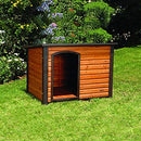 PRECISION PET PRODUCTS EXTREME OUTBACK LOG CABIN DOG HOUSE SMALL - WALNUT - Like New