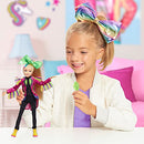 JOJO SIWA 10" SINGING DOLL SINGS SONG "NON-STOP" PINK JACKET RAINBOW FRINGE - Brand New