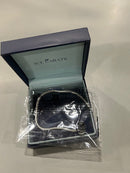 ICE CARATS SILVER CLASP BRACELET - SILVER - Like New