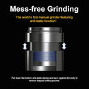 VIESIMPLE V4 MANUAL COFFEE GRINDER FOLDABLE HANDLE EXTERNAL ADJUSTMENT - BLACK - Like New