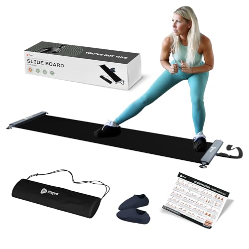 Lifepro Exercise Slide Board - Sliding Mat for Endurance and Strength Building - Like New