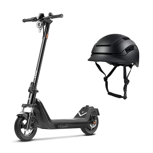 NIU ELECTRIC SCOOTER KQI 300P (BLACK) AND KQI SCOOTER HELMET BUNDLE - BLACK - Like New