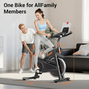 CURSOR FITNESS Recumbent Exercise Bike, Quiet Stationary Bike - Black/Orange - Like New