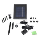 SUNNYDAZE DECOR SOLAR PUMP PANEL KIT WITH BATTERY PACK AND LIGHT - AMP-P022C - Like New