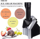 YHNNH ICE CREAM MAKER, PARTY DESSERT MAKING MACHINE, FROZEN DESSERT - BLACK - Like New