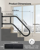 ZeroPone Upgrade 1 Steps Outdoor Handrails Steps - Black Transitional Handrail - Brand New