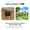 Blink Outdoor 4 XR two-year battery camera 4x security coverage 2 camera - Black - Like New