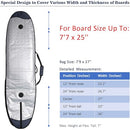Abahub Premium 8'6 x 24 Surfboard Travel Bag, Foam Padded Surf Board Cover - Brand New