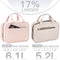 NISHEL TRAVEL TOILETRY BAG FOR WOMEN PORTABLE HANGING ORGANIZER MEDIUM PINK - Like New