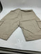 BLU ROCK MEN'S SLIM FIT STRETCH BELTED CARGO SHORTS - SIZE: MEN 36 - STONE - Brand New