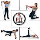 Portable Pilates Bar Kit with Resistance Bands 6 Stackable B08CM8KTC3 - NEW - Brand New