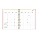 BLUE SKY 2025-2026 DAY DESIGNER ACADEMIC PLANNING CALENDAR - SWISS DOT BLUSH - Like New