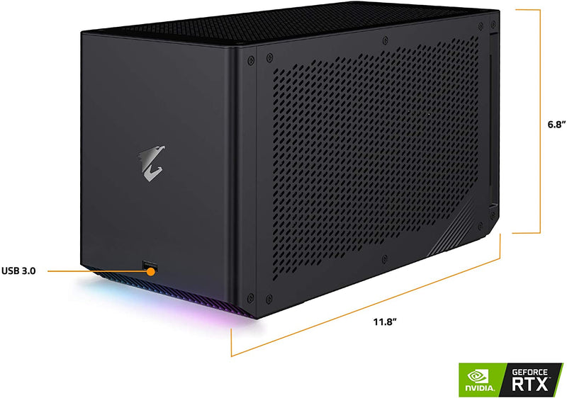 GIGABYTE AORUS RTX 3080 10GB Gaming Box REV2.0 video card - Brand New