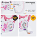 RoyalBaby Girls Bike Trekking Free Balance to Pedal Easy Learning  Pink - Like New