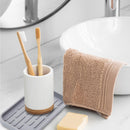 WETRUST WETEST KITCHEN SINK ORGANIZER, SILICONE KITCHEN COUNTER HOLDER - GRAY - Like New