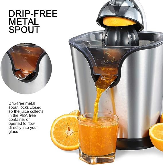 Secura Upgrade Electric Citrus Juicer Press 160-Watt GS-405Y - - Scratch & Dent