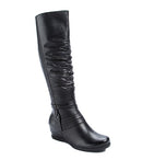 BareTraps Women's Bt Quarles Riding Boot, Black, 8.5 US/8.5 M US - Brand New