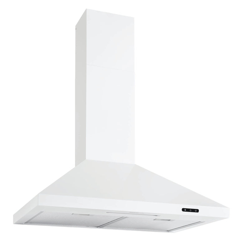 BROAN ELITE EW48 SERIES 30-INCH PYRAMIDAL CHIMNEY RANGE HOOD, EW4830WH - WHITE Like New