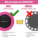 Goplus Mini Folding Trampoline, 36‘’/38‘’ Foldable Fitness Rebounder for Adults - Brand New