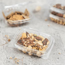 Karat 4oz PET Clear Clamshell Deli Containers Leak-Resistant Pack of 400 - Brand New