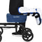 EILITWAY KNEE SCOOTER PAD COVER, WITH 2' OF HIGHLY RESILIENT MEMORY FOAM - BLUE - Brand New