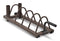 MARCI STEELBODY POWDER-COATED STEEL HORIZONTAL WEIGHT PLATE RACK - BROWN - Like New