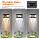 Brightever Solar Address Signs, House Number for Outside Waterproof, 3-Color LED - Like New