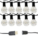 LUBASE-39901 Electric Globe String Lights with Soft White Fairy Lights - Like New