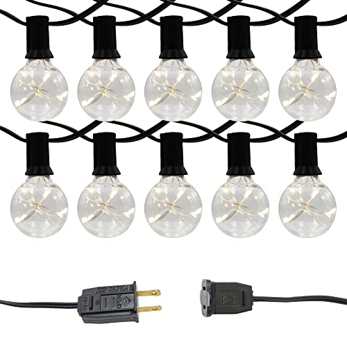LUBASE-39901 Electric Globe String Lights with Soft White Fairy Lights - Like New