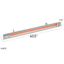 INFRATECH SL-4024 BL SLIMLINE SERIES SINGLE ELEMENT HEATER - BLACK - Brand New