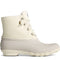 SPERRY WOMEN SALTWATER RAIN BOOT IVORY SIZE 7.5 - Like New