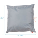 ECRKIDS JUMBO FLOOR PILLOW FLEXIBLE SEATING CUSHION 152 X 15L - LIGHT GRAY - Like New