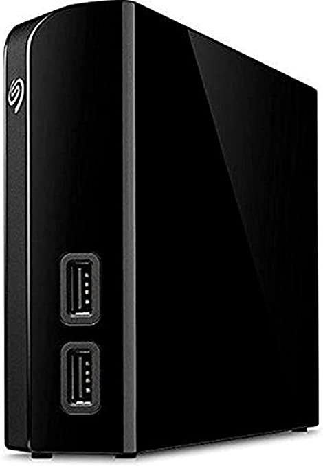 SEAGATE STEL10000400 BACKUP PLUS HUB 10TB EXTERNAL - BLACK - Like New