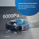 ECOVACS DEEBOT X1 PLUS ROBOT VACUUM AND MOP COMBO WITH SELF EMPTYING STATION Like New