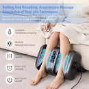 DIAIHSCO FOOT MASSAGER HEAT DEEP KNEADING ROLLING NERVES FOOT LEG, 8882 - BLACK - Like New