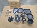 JEETEE NON-STICK 20 PIECES COOKWARE SET - GRAY - Like New