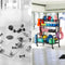LUGO DUMBBELL STORAGE RACK STAND WHEELS HOOKS SPORTS EQUIPMENT ORGANIZER - BLACK - Like New