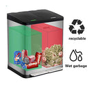 DBAL Trash Can Kitchen 30 Liter Stainless Steel Trash Can 2 x4 Gallon - Brand New