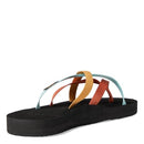 6840 TEVA WOMEN'S OLOWAHU REFRACT MULTI - Size 7 WOMEN BLACK/ORANGE/TEAL/YELLOW - Like New