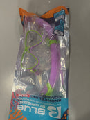 CRESSI SNORKELING COMBO - SET FOR KIDS - PURPLE/GREEN - Brand New
